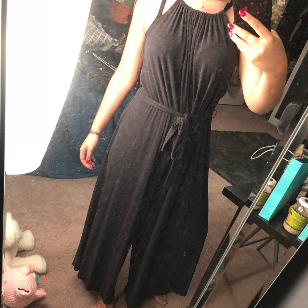 Charcoal grey jumpsuit